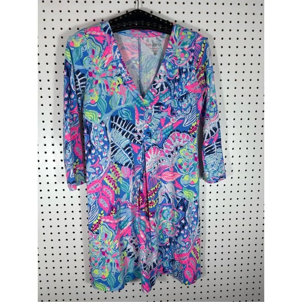 Lilly Pulitzer Amina fantasy Garden dress size XS